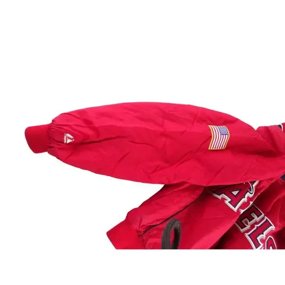 Vintage MajesticAuthentic Dugout LA Angels Bomber Jacket Red MenL Regular Used Men